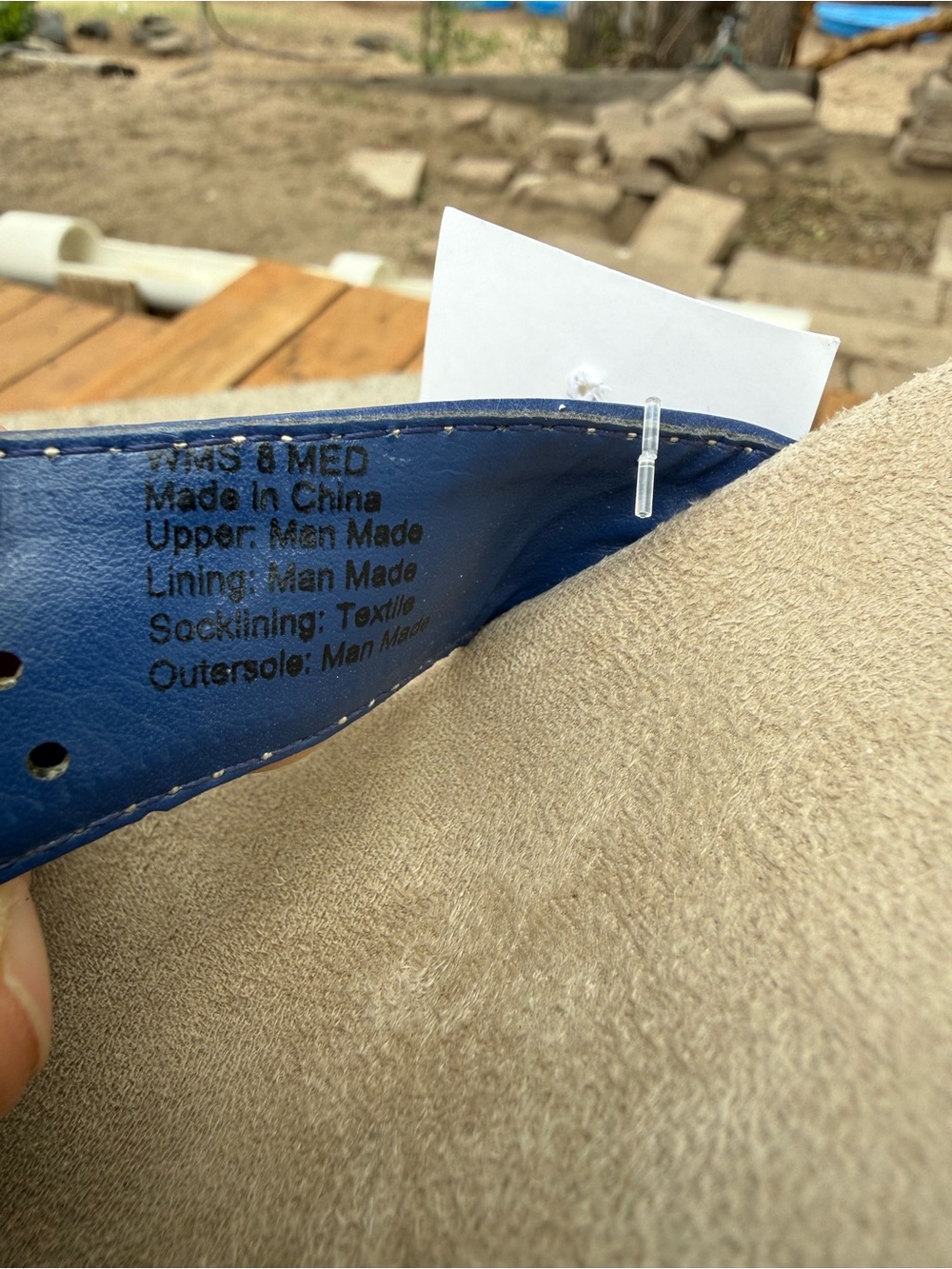 Croft & Barrow Ortholite navy blue slide sandals - Picture 4 of 6